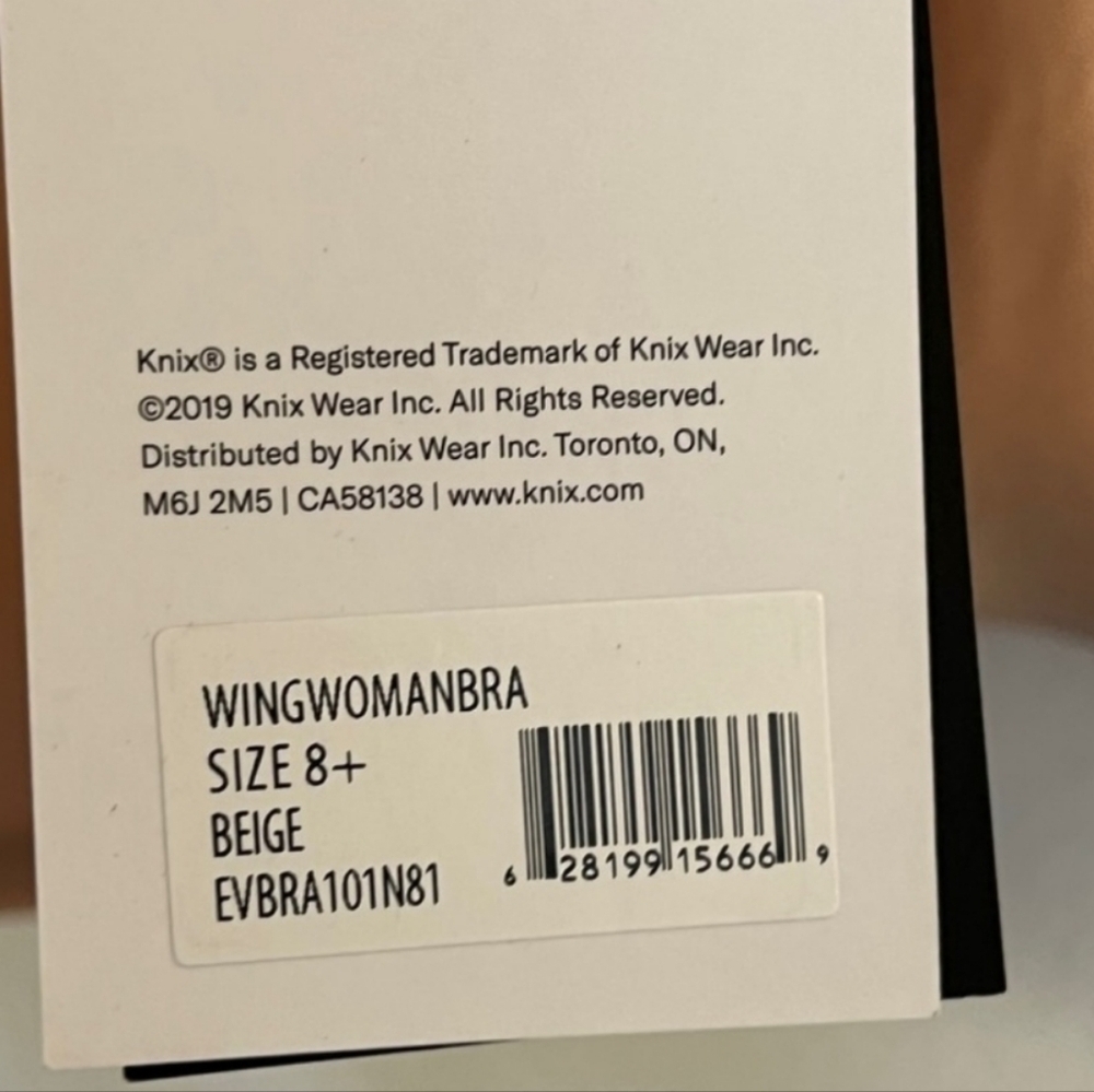 Knix NWT wingwoman countour bra size 8+ - Picture 7 of 9